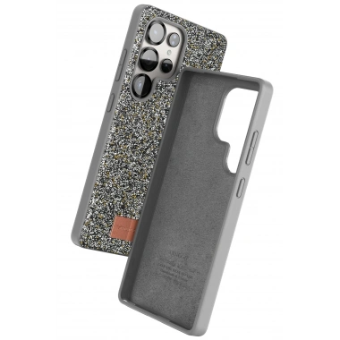 Mey İthalat® Samsung Galaxy S25 Ultra Bright Simli Kapak - Gümüş