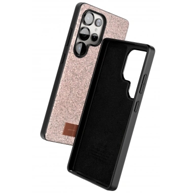 Mey İthalat® Samsung Galaxy S25 Ultra Bright Simli Kapak - Pembe