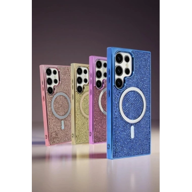 Mey İthalat® Samsung Galaxy S25 Ultra Helen Magsafe Kapak - Rainbow