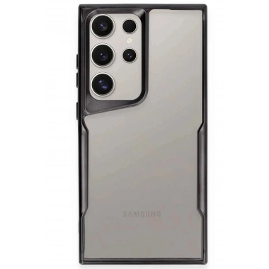 Mey İthalat®  Samsung Galaxy S25 Ultra Kılıf Boyi Silikon Kapak - Siyah