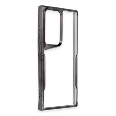 Mey İthalat®  Samsung Galaxy S25 Ultra Kılıf Boyi Silikon Kapak - Siyah