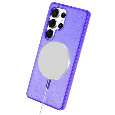 Mey İthalat® Samsung Galaxy S25 Ultra Star Magsafe Kapak - Mor