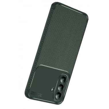 Mey İthalat®  Samsung Galaxy S26 Auto Focus Karbon Kapak - Koyu Yeşil