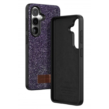 Mey İthalat® Samsung Galaxy S26 Bright Simli Kapak - Derin Mor
