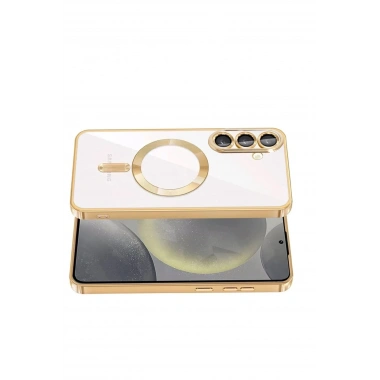 Mey İthalat®  Samsung Galaxy S26 Plus Kross Magneticsafe Kapak - Gold