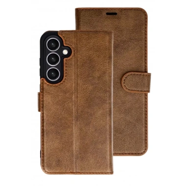 Mey İthalat®  Samsung Galaxy S26 Plus Trend S Plus Kapaklı Kılıf - Taba
