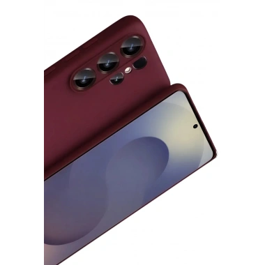 Mey İthalat®  Samsung Galaxy S26 Ultra First Silikon - Bordo