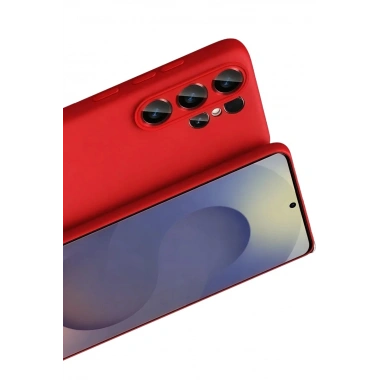 Mey İthalat®  Samsung Galaxy S26 Ultra First Silikon - Kırmızı