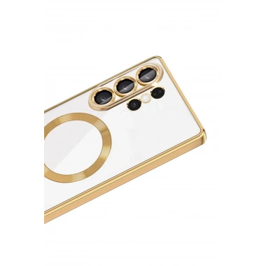 Mey İthalat®  Samsung Galaxy S26 Ultra Kross Magneticsafe Kapak - Gold