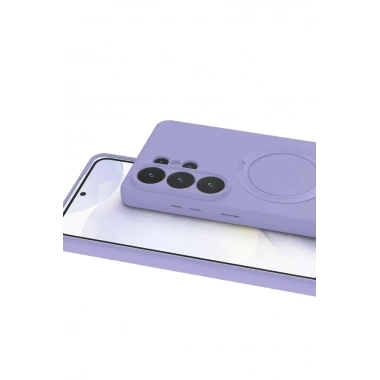 Mey İthalat®  Samsung Galaxy S26 Ultra Regal Magsafe Standlı Kapak - Lila