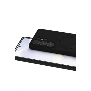 Mey İthalat®  Samsung Galaxy S26 Ultra Regal Magsafe Standlı Kapak - Siyah