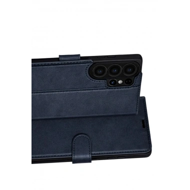 Mey İthalat®  Samsung Galaxy S26 Ultra Trend S Plus Kapaklı Kılıf - Lacivert