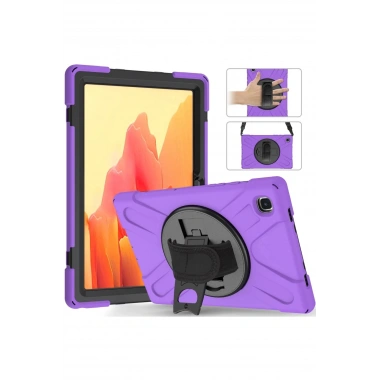 Mey İthalat®  Samsung Galaxy T220 Tab A7 Lite 8.7 Kılıf Amazing Tablet Kapak - Mor