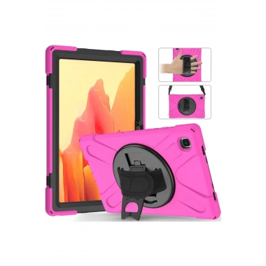 Mey İthalat®  Samsung Galaxy T220 Tab A7 Lite 8.7 Kılıf Amazing Tablet Kapak - Pembe