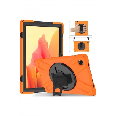 Mey İthalat®  Samsung Galaxy T220 Tab A7 Lite 8.7 Kılıf Amazing Tablet Kapak - Turuncu