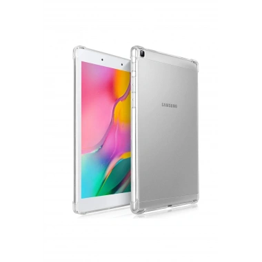 Mey İthalat® Samsung Galaxy T290 Tab A 8 Kılıf Anti Shock Tablet Silikon - Şeffaf