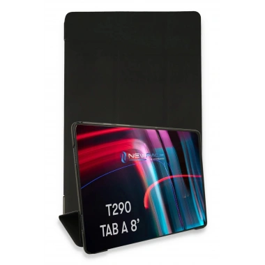 Mey İthalat®  Samsung Galaxy T290 Tab A 8 Kılıf Tablet Smart Kılıf - Siyah