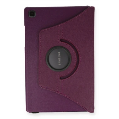 Mey İthalat®  Samsung Galaxy T500 Tab A7 10.4 Kılıf 360 Tablet Deri Kılıf - Mürdüm