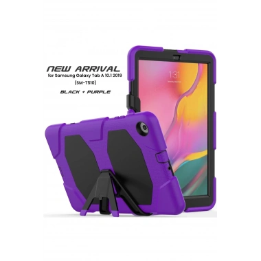 Mey İthalat®  Samsung Galaxy T510 Tab A 10.1 Kılıf Griffin Tablet Kapak - Mor