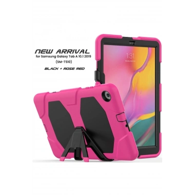 Mey İthalat®  Samsung Galaxy T510 Tab A 10.1 Kılıf Griffin Tablet Kapak - Pembe