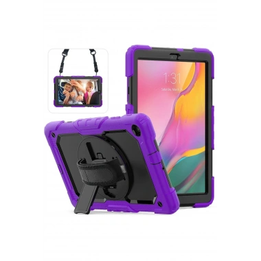 Mey İthalat®  Samsung Galaxy T510 Tab A 10.1 Kılıf Pars Tablet Kapak - Mor