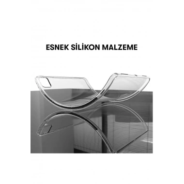 Mey İthalat®  Samsung Galaxy T737 Tab S7 FE 12.4 Kılıf Anti Shock Tablet Silikon - Şeffaf