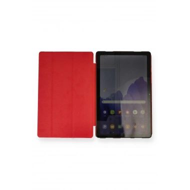 Mey İthalat®  Samsung Galaxy T970 Tab S7 Plus 12.4 Kılıf Tablet Smart Kılıf - Kırmızı