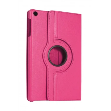 Mey İthalat® Samsung Galaxy Tab A11 360 Tablet Deri Kılıf - Pembe