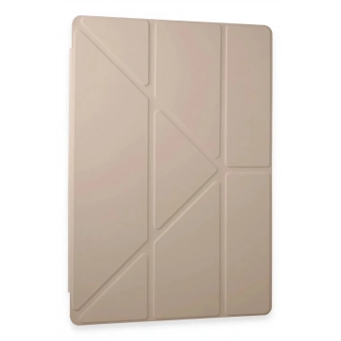 Mey İthalat®  Samsung Galaxy Tab A9 Plus Kılıf Kalemlikli Mars Tablet Kılıfı - Rose Gold