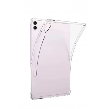 Mey İthalat® Samsung Galaxy Tab S10 FE Plus 13.1 Kılıf Anti Shock Tablet Silikon - Şeffaf