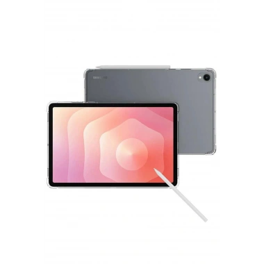 Mey İthalat®  Samsung Galaxy Tab S11 Kılıf Anti Shock Tablet Silikon - Şeffaf