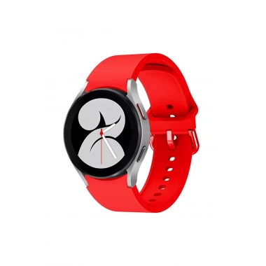 Mey İthalat® Samsung Galaxy Watch 4 Klasik Kordon - Kırmızı