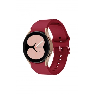 Mey İthalat® Samsung Galaxy Watch 4 Klasik Kordon - Mürdüm