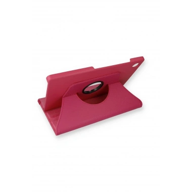Mey İthalat® Samsung Galaxy X200 Tab A8 10.5 Kılıf 360 Tablet Deri Kılıf - Pembe