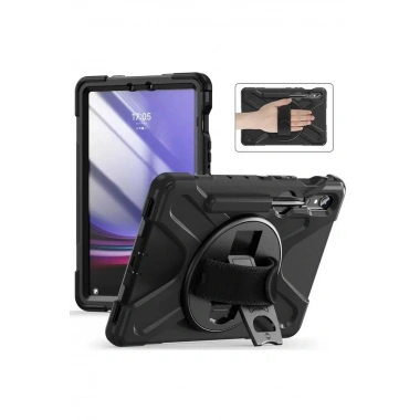 Mey İthalat®  Samsung Galaxy X510 Tab S9 FE 11 Kılıf Amazing Tablet Kapak - Siyah
