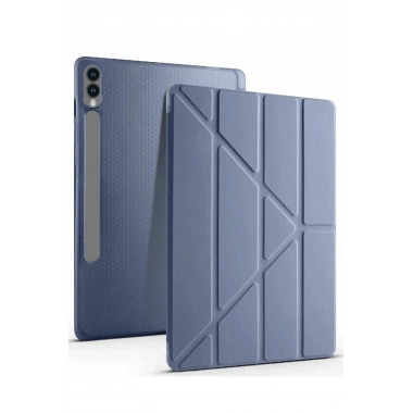 Mey İthalat®  Samsung Galaxy X610 Tab S9 FE Plus 12.4 Kılıf Kalemlikli Mars Tablet Kılıfı - Lavender
