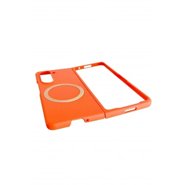 Mey İthalat® Samsung Galaxy Z Fold 5 Kılıf Mata Fold Kapak - Lila