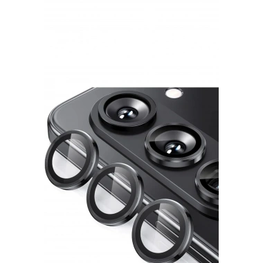 Mey İthalat® Samsung Galaxy Z Fold 5 Valdez Metal Kamera Lens - Siyah