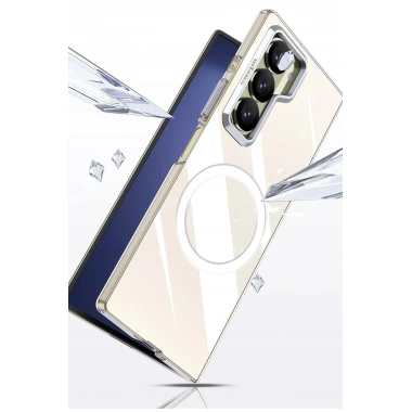 Mey İthalat®  Samsung Galaxy Z Fold 6 Crystal Magsafe Kapak - Şeffaf