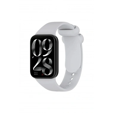 Mey İthalat® Smart Band 8 Pro Klasik Kordon - Açık Gri