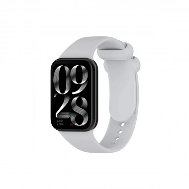 Mey İthalat® Smart Band 8 Pro Klasik Kordon - Açık Gri