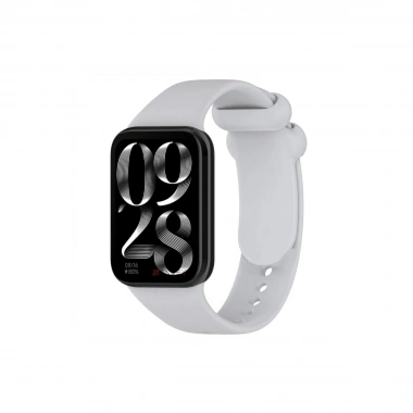Mey İthalat® Smart Band 8 Pro Klasik Kordon - Açık Gri