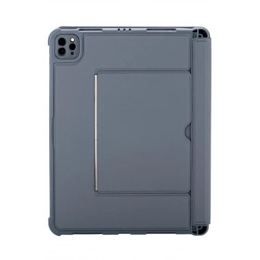 Mey İthalat®  T5504D iPad Pro 11 (2024) Kılıf Palermo Ledli Klavyeli Standlı Tablet Kılıfı - Siyah