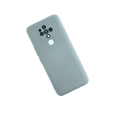 Mey İthalat®  Tecno Camon 16 Kılıf Nano içi Kadife Silikon - Buz Mavisi