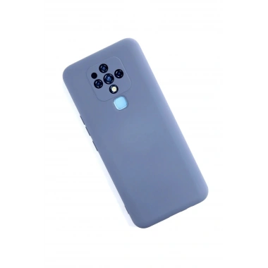Mey İthalat®  Tecno Camon 16 Kılıf Nano içi Kadife Silikon - Gri