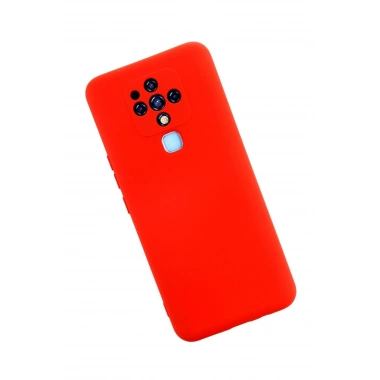 Mey İthalat®  Tecno Camon 16 Kılıf Nano içi Kadife Silikon - Kırmızı