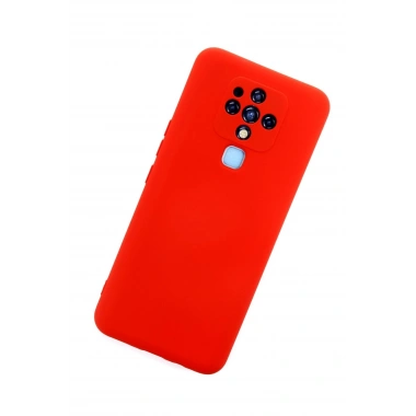 Mey İthalat®  Tecno Camon 16 Kılıf Nano içi Kadife Silikon - Kırmızı