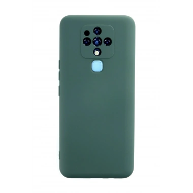 Mey İthalat®  Tecno Camon 16 Kılıf Nano içi Kadife Silikon - Koyu Yeşil