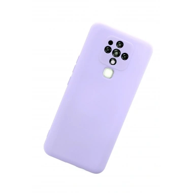 Mey İthalat®  Tecno Camon 16 Kılıf Nano içi Kadife Silikon - Lila