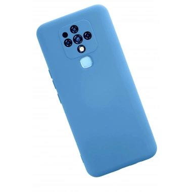 Mey İthalat®  Tecno Camon 16 Kılıf Nano içi Kadife Silikon - Mavi